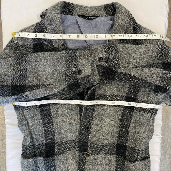 JOURNAL STANDARD x Harris Tweed men’s gray plaid suit, JP M (US ~36S) - Picture 7 of 16